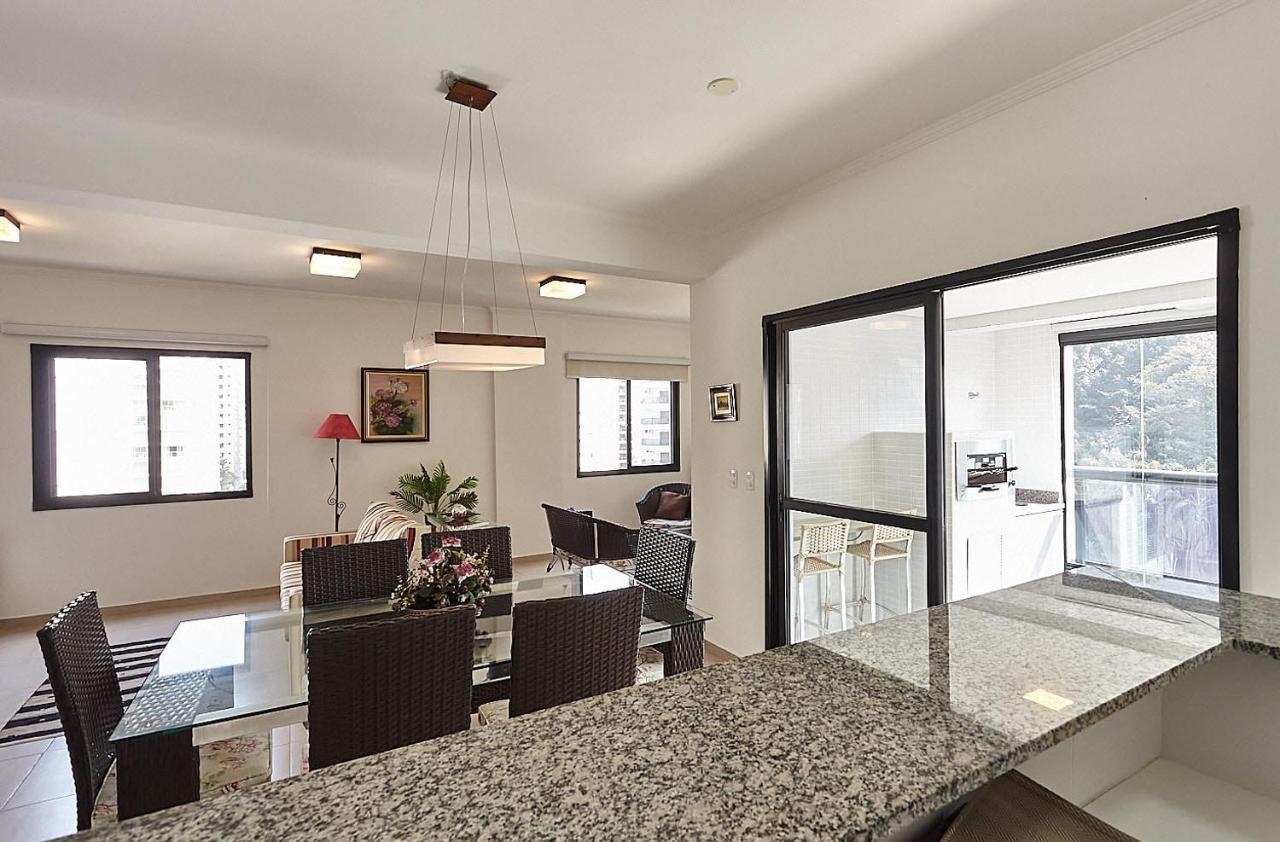 Flat Perola Do Atlantico - 3 Dormitorios Com Varanda Gourmet - Praia Das Pitangueiras Guarujá Exteriér fotografie